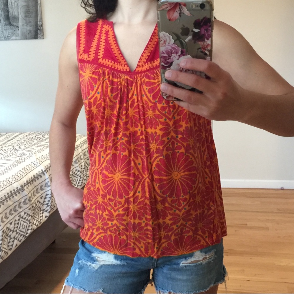 Anthropologie Meadow Rue S Sleeveless Top